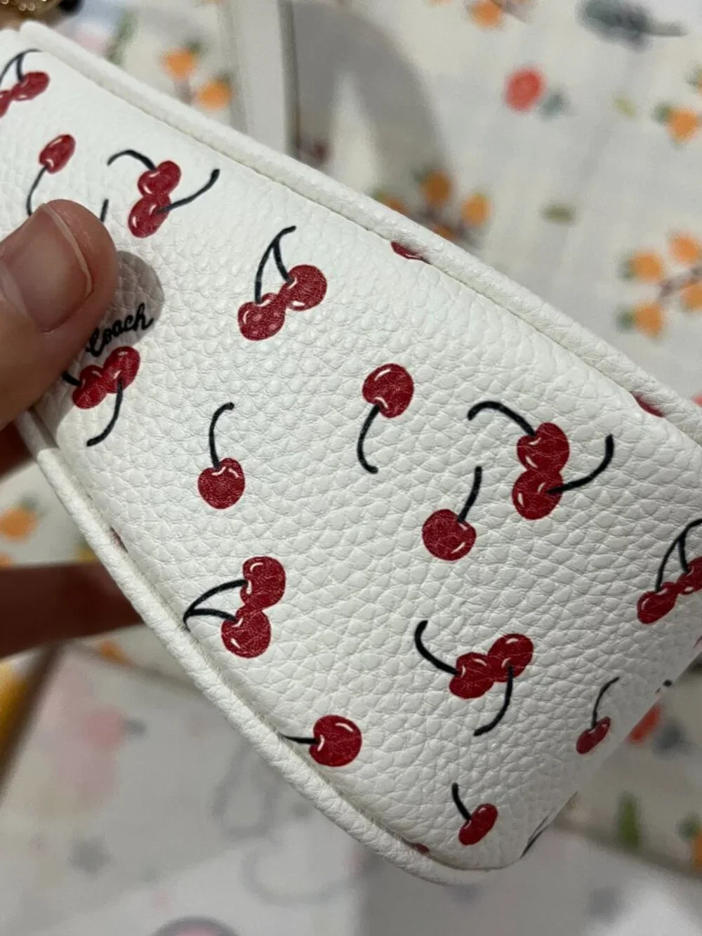Coach Teri 25 Cherry Limited Edition Shoulder Bag